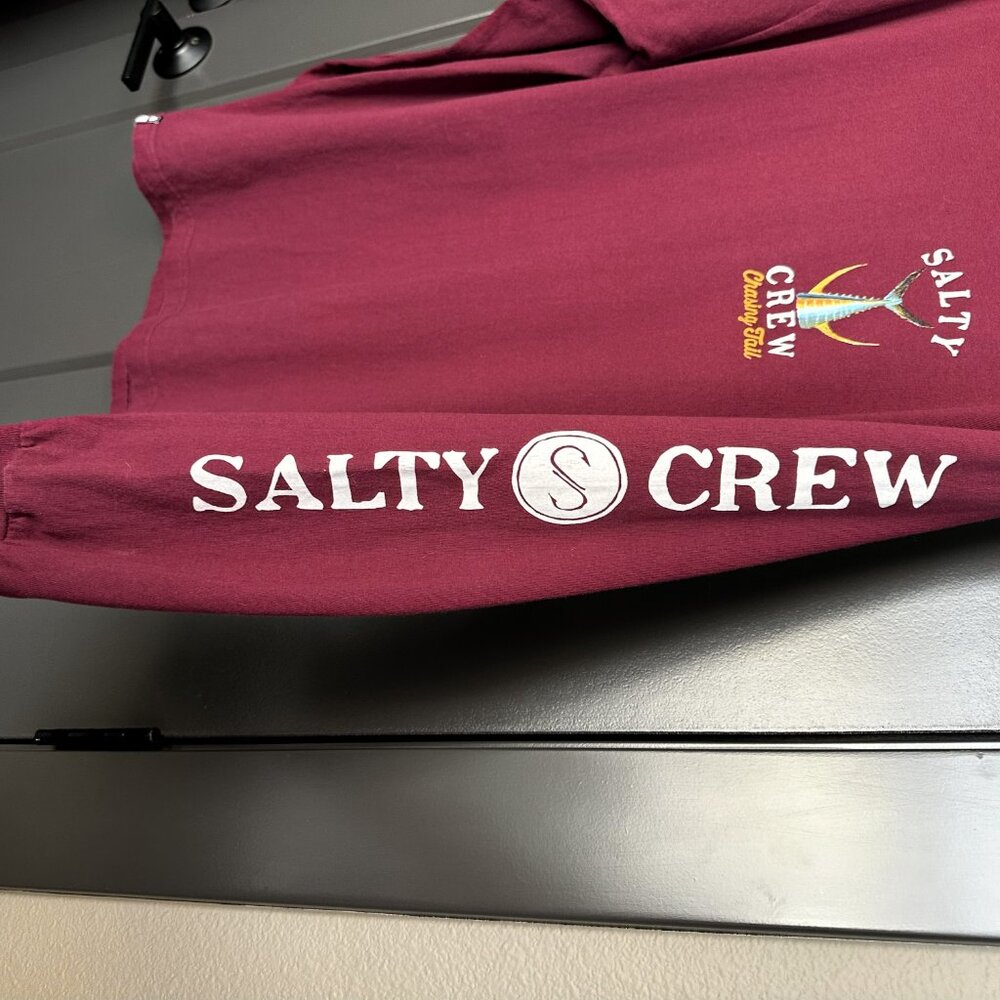Men's Salty Crew Chasing Tail Long Sleeve T-Shirt Size Large - Picture 4 of 9